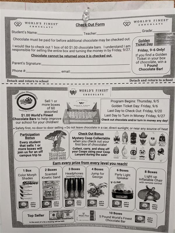  Chocolate Fundraiser Flyer