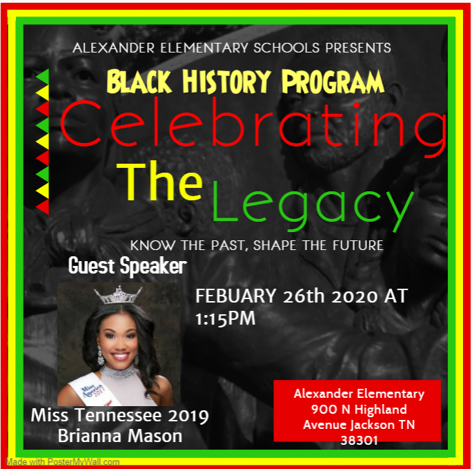 Black History Program Flyer 