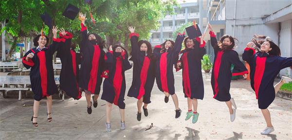 Girls at Graduation